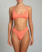Stefania Frangista Astrid Athletic Bikini Curly Peach Apoella