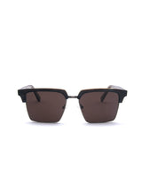 Sunglasses Zeus n Dione Hector Square Sunglasses Brown Tortoise Apoella