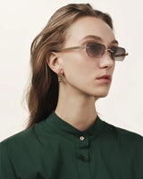 Sunglasses Zeus n Dione Mykonos Gold/Khaki O/S Apoella