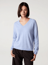 Sweater Absolut Cashmere Alicia V Neck Sweater Artic Apoella