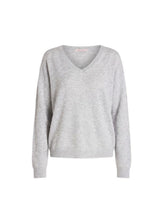 Sweater Absolut Cashmere Alicia V Neck Sweater Light Heather Grey Apoella