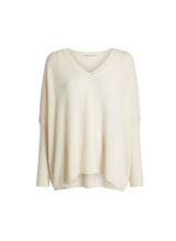 Sweater Absolut Cashmere Camille V Neck Sweater Cream Apoella