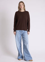 Sweater Absolut Cashmere Kenza Crew Neck Sweater Brownie Apoella