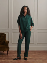 Sweater Varley Hawley Half Zip Sweater Ponderosa Pine Apoella