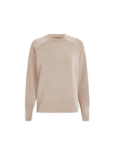 Sweater Varley Zosia Crew Neck Midlayer Sweater Silver Grey Apoella