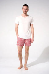 Swimshorts Apnée Algues Boxers Red Apoella