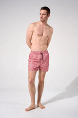 Swimshorts Apnée Algues Boxers Red Apoella