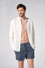 Swimshorts Apnée Ecume Boxers Dark Blue Apoella