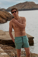 Swimshorts Apnée Plain Boxers Green Apoella