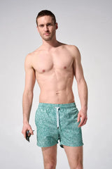 Swimshorts Apnée Reflets Boxers Green Apoella