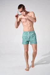 Swimshorts Apnée Reflets Boxers Green Apoella