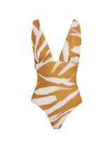 Swimwear Lenny Niemeyer Ruched V Neck One Piece Oryx Apoella