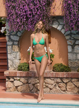 Swimwear Melissa Odabash Key West Bikini Bottom Green Zigzag Apoella
