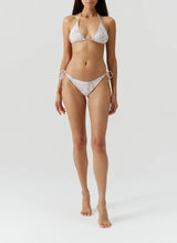 Swimwear Melissa Odabash Malta Triangle Bikini Top Lizard Apoella