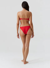 Swimwear Melissa Odabash Memphis Bikini Bottom Red Apoella