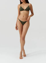Swimwear Melissa Odabash Mexico Bralette Chain Bikini Top Olive Apoella