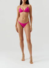 Swimwear Melissa Odabash Mexico Bralette Chain Bikini Top Raspberry Apoella
