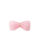 Swimwear Melissa Odabash Positano Bandeau Bikini Top Rose Apoella