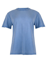 T-shirts Asoma Round Neck T-shirt Dyed Swimmer Blue Apoella