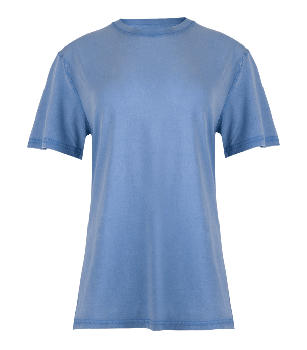 T-shirts Asoma Round Neck T-shirt Dyed Swimmer Blue Swimmer Blue / M Apoella