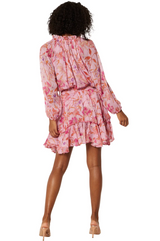 Tops Misa Los Angeles Bella Long Sleeve Top Fire Floral Mix Apoella
