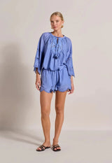 Tops Scarlett Poppies Ashu Top Antique Milky Blue Apoella