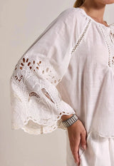 Tops Scarlett Poppies Ashu Top Antique White Apoella