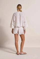Tops Scarlett Poppies Ashu Top Antique White Apoella