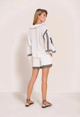 Tops Scarlett Poppies Lovely Moments Vanilla/Black Apoella