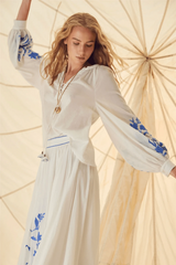 Tops Scarlett Poppies Marbella Top Simply White Apoella