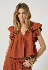 Tops Scarlett Poppies Utrika Top Arabian Spice Apoella