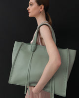 Tote Callista Crafts Tote 23 Grained Leather Pistachio O/S / Pistachio Apoella