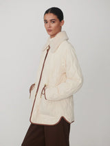 Varley Bartley Quilted Jacket Parchment Apoella