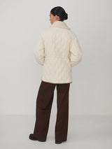 Varley Bartley Quilted Jacket Parchment Apoella