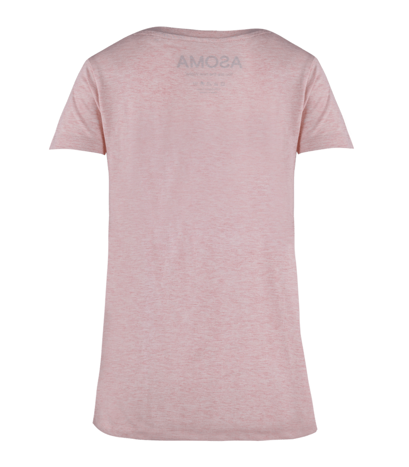 Activewear Asoma Round Neck T-shirt Light Pink Apoella