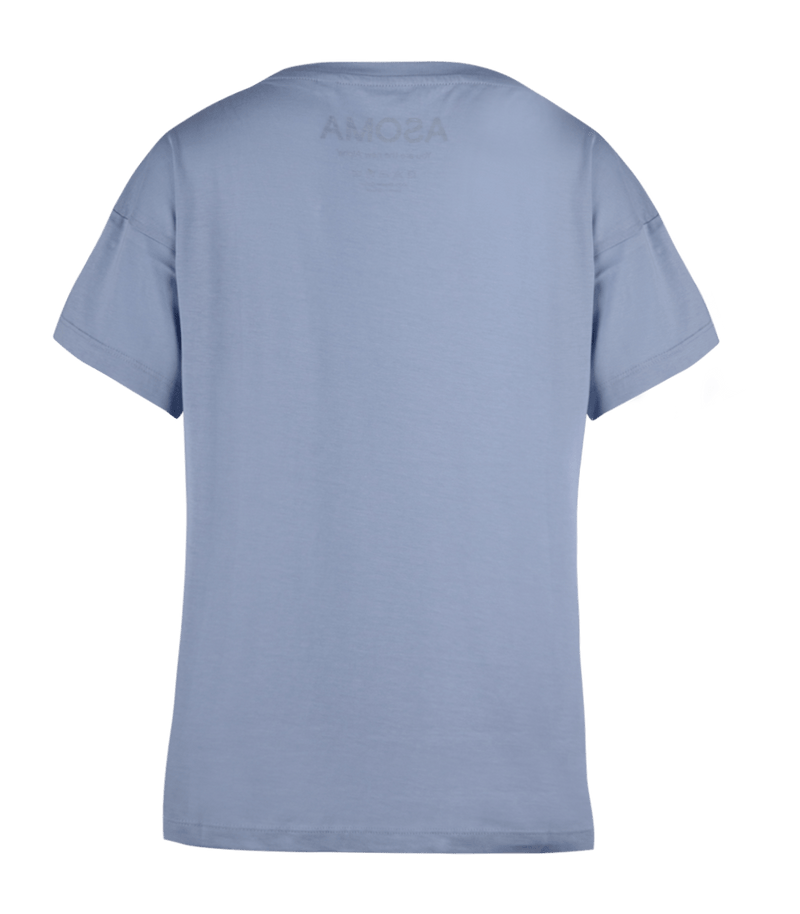 Activewear Asoma Round Neck T-shirt Sky Apoella