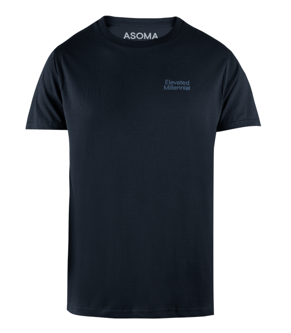 Activewear Asoma T-shirt Elevated Millennial Dark Blue S / Dark Blue Apoella