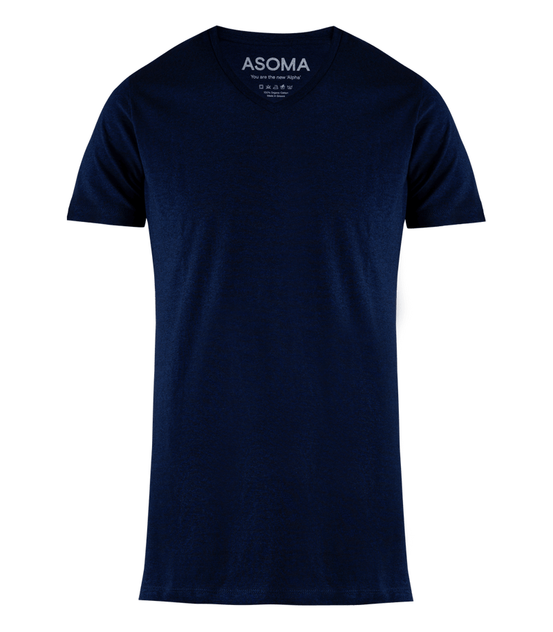 Activewear Asoma V T-shirt Dark Blue S / Dark Blue Apoella