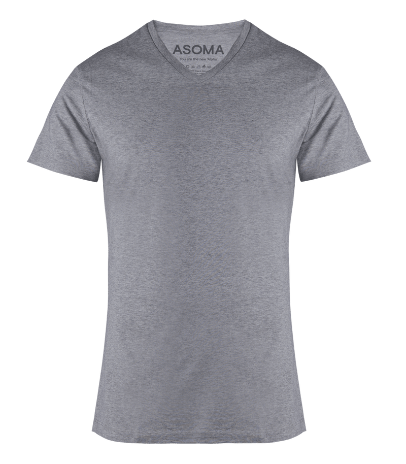 Activewear Asoma V T-shirt Light Grey S / Light Grey Apoella
