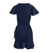 Dress Apoella Amalia Linen Mini Wrap Dress Apoella