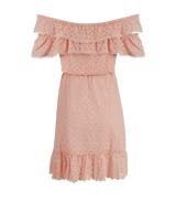 Dress Apoella Ersi Broderie Off Shoulder Short Dress Apoella