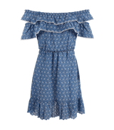 Dress Apoella Ersi Broderie Off Shoulder Short Dress S/M / Blue Apoella