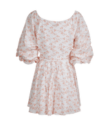 Dresses Caroline Constas Blakely Mini Dress Blush Watercolor Floral Apoella