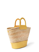 Handbags Zeus n Dione Thalassini Straw Beach Bag Lemon / O/S Apoella