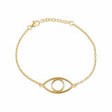 Jewelry Marianna Lemos Eye Chain Bracelet O/S / Gold Apoella