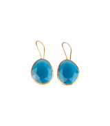 Jewelry Nes Paris Candy Earrings Cat Eyes Pebble Medium Model O/S / Light Blue Apoella