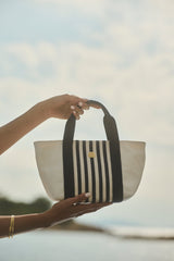 Mini Tote Apoella Riviera Canvas Mini Tote Striped O/S / Ivory Apoella