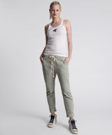 Pants One Teaspoon Shabbies Drawstring Boyfriend Jeans Faded Khaki Apoella