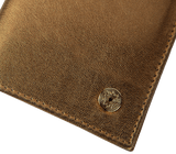 Passport Case Apoella Chalki Passport Case Metallic Leather O/S / Gold Apoella