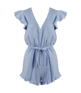 Playsuit Apoella Erifylli Linen Ruffle Playsuit S/M / Sky Apoella
